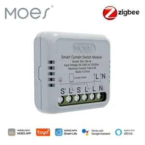 MOES ZigBee Smart Rolladenschalter Modul Prozentanpassung Relais Zeitschaltuhr - Bild 1 von 17