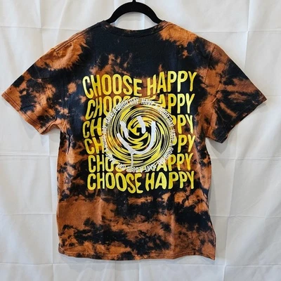 Camisa gráfica Chemistry Acid Wash Choose Happy Groovy grande - Imagem 1 de 4