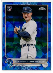 2022 Topps Chrome SAPPHIRE RC Spencer Torkelson #151! Detroit Tigers! Esordiente! - Foto 1 di 2