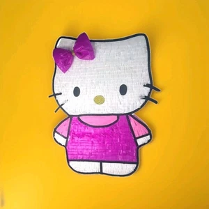 Piñata Hello Kitty Birthday Kids Party Pinata Multicolor Handmade Sz Medium NWT - Picture 1 of 9