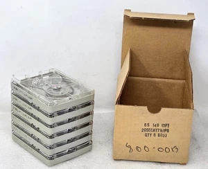 NOS FIDELIPAC MODEL 300 AUTOMATIC TAPE CARTRIDGES TAPES BLANKS X6 NOS VINTAGE - Picture 1 of 8