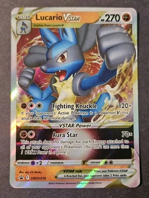 Lucario VSTAR - SWSH214 SWSH: Sword & Shield Promo Cards NM Fast Shipping  - Image 1 of 2