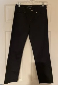 Calvin Klein Jeans Damen Schwarz Denim Skinny Crop Hose Größe 4 - Bild 1 von 4