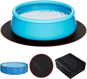12 FT Round Pool Liner Pad for Above Ground Swimming Pool, Under Pool Floor Line - Picture 1 of 7