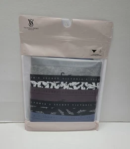 New~Victoria’s Secret Sz L~5-Pack Cttn Blend Bikini Panties w/Halloween Prints - Picture 1 of 2