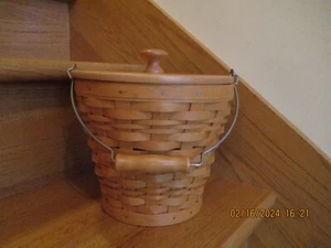 Longaberger Classic Herbst Eimer Korb Set mit Deckel 2002 *Versand inklusive!* - Bild 1 von 16