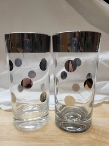 MCM Dorothy Thorpe 1960’s Silver Polka Dot Glasses - Bild 1 von 4