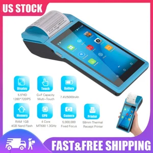 Bisofice All in One POS PDA Receipt Printer Support Wi-Fi / BT /USB OTG/ 3G Z1D5 - Picture 1 of 12
