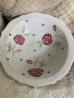 Rosa Serving Bowl Whittard Of Chelsea Floral Cereal Pasta 2005 Handpainted Rare