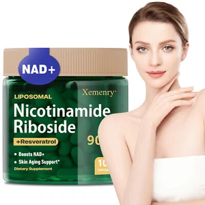 Ribósido de nicotinamida - NAD+, resveratrol - promueve la piel suave, antienvejecimiento - Imagen 1 de 8