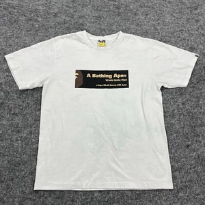 A Bathing Ape Shirt Mens Large Tee Ape Shall Never Kill Ape World Gone Mad BAPE - Picture 1 of 16