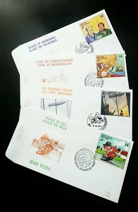 Belgium Youth Philately 1991 Cartoon Animation Letter Mail Delivery Postal (FDC) - Picture 1 of 5