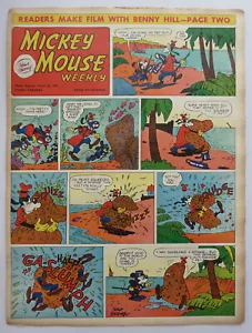 Mickey Mouse Weekly - 30 July 1955 - Walt Disney - UK Comic Oldhams Press Ltd - Picture 1 of 3