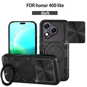 For HONOR 400 Lite Advanced Metal Texture Hard PC + Soft Matte Silicone TPU Case - Picture 1 of 15