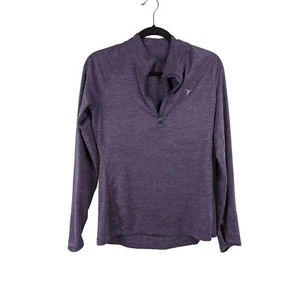 Old Navy Top Womens Small? 1/4 Zip Athletic Running Workout Gym Pullover Stretch - Picture 1 of 7
