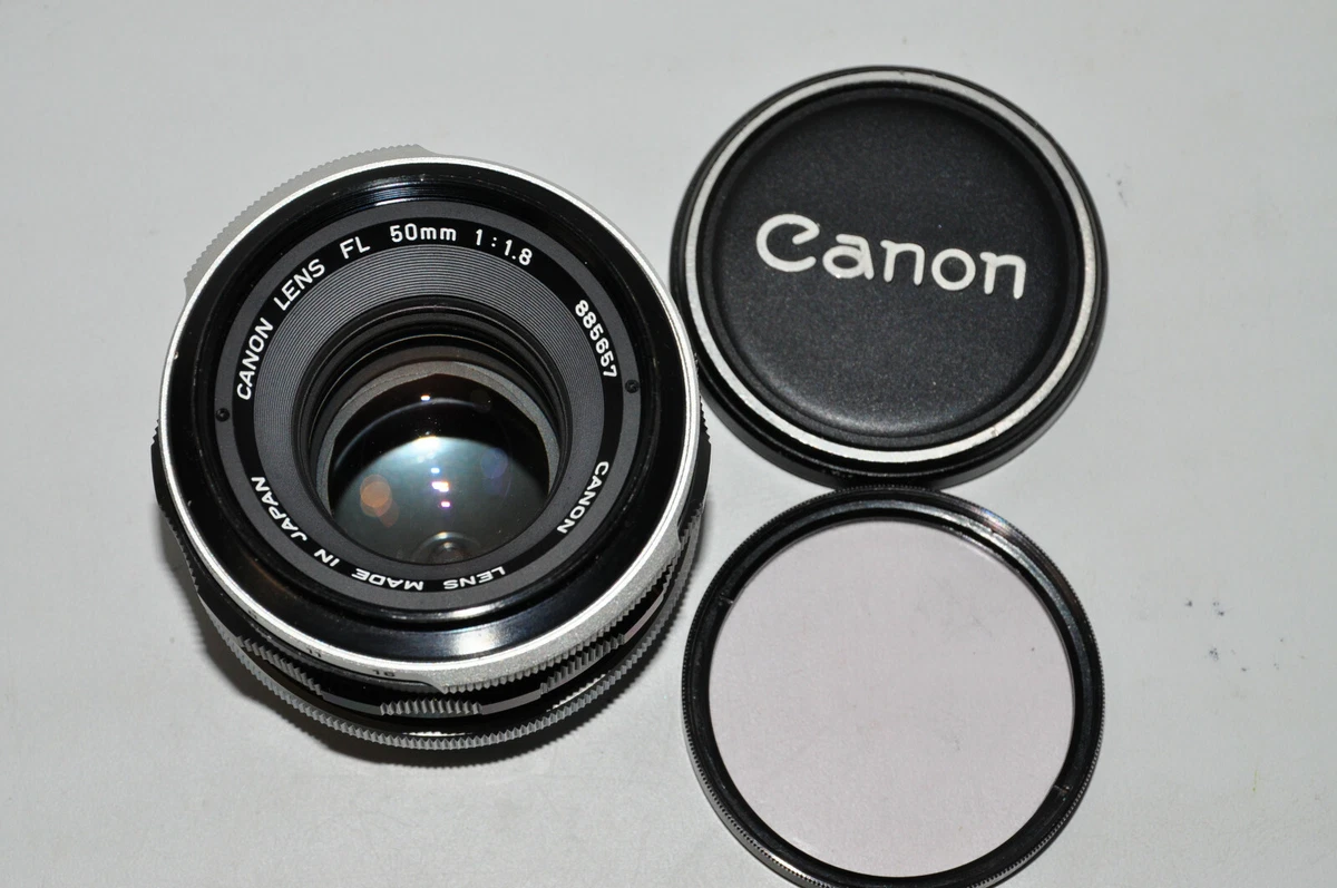 Canon f/1.8 Camera Lenses FL 50mm Focal for sale - eBay