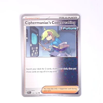 Ciphermaniac's Codebreaking 145/162 Pokemon SV05: Temporal Forces Uncommon NM - Image 1 of 2