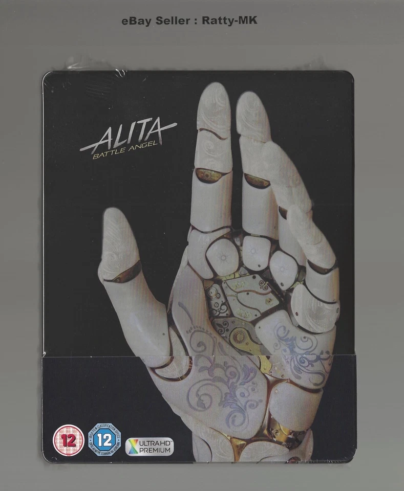 Alita Battle Angel Steelbook 4k UHD 3d & Blu Ray UK Edition