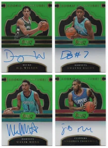 2017-18 Select Rookie Signatures Prizms Neon Green RC Auto /65 Pick Any - Picture 1 of 5