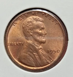 USA MÜNZE 1950 Lincoln Cent Artikel 1 Stempelglanz schöne 75 Jahre alte Münze - Bild 1 von 2