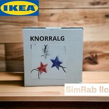 IKEA KNORRALG LED String Light With 12 Lights/Stars, Battery Operated Sealed