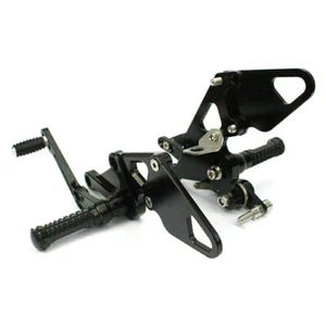 Adjustable Foot pegs Rearsets Rear set Motor Fits For MT-07 2013-2020 15 - Picture 1 of 11