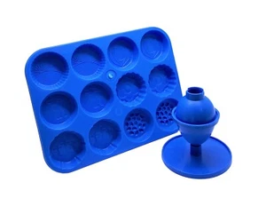 Proops Candle Mould Set of 2, Easter Spring Wax Melt Tray & Egg Shape. S7837 - Picture 1 of 5