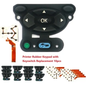 10Pcs Printer Rubber Keypad with Keyswitch Replacement for Zebra QLN220 (9-Key ) - Picture 1 of 4