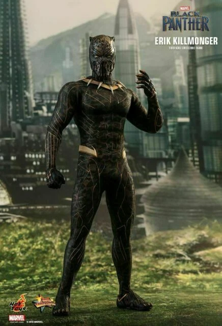 Hot Toys MMS471 Black Panther Erik Killmonger Figure