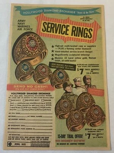 1969 newsprint ad ~ MILITARY SERVICE RINGS - Picture 1 of 1