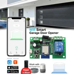 Inteligente Puerta de Garaje Wifi Control Puerta Abridor Receptor Remoto Temporizador Controlador - Imagen 1 de 29