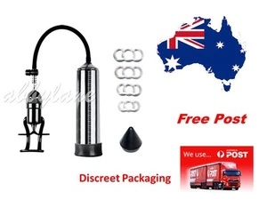 Advanced Professional Erectile Dis-function Penis Pump With Free Glider & Rings - Picture 1 of 5