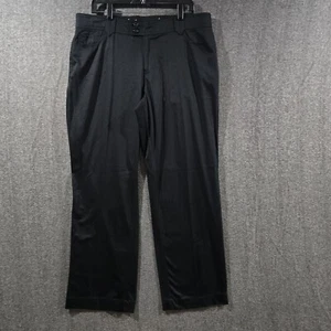 NWT JMS Just My Size No Gap Waistband Black Chino Pants Womens Size 18W 37x31 - Picture 1 of 11