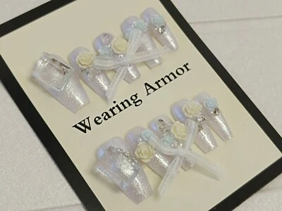 unghie finte  Fatto A Mano【M】 - Immagine 1 di 3