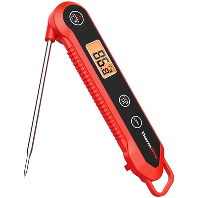 ThermoPro Instant Read Meat Thermometer Digital LCD Cooking BBQ Food Thermometer - Image 1 of 4