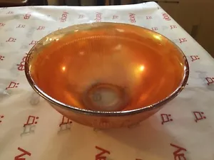 Carnival glass serving bowl - Picture 1 of 4