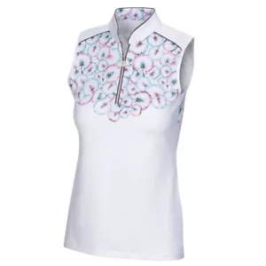 Greg Norman Ladies Lily Sleeveless Stretch Golf Polo Shirt UPF50 Size XL £45 - Picture 1 of 7