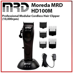 Moreda HD100M BLACK Professional Microchipped Magnetic Motor Modular Clipper AU - Picture 1 of 15
