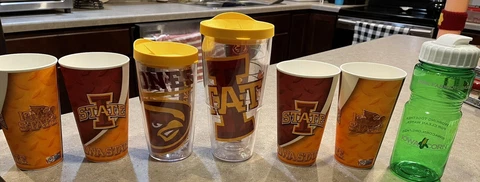 Iowa State Cyclones Multi-Use Cup Collection - Tervis Tumbler w. Lid & Souvenirs Cover