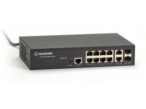 Black Box Gigabit Managed Ethernet Switch - 10-Ports - Picture 1 of 7