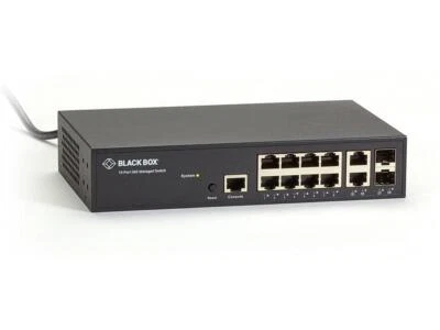 Black Box Gigabit Managed Ethernet Switch - 10-Ports - Image 1 of 4