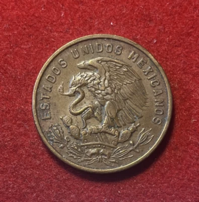 Moneda de 20 centavos de bronce México 1960 KM#440 T5402 Foto 1 de 2