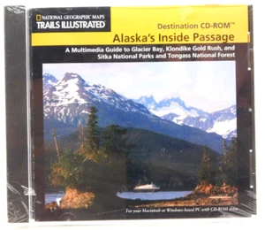 CD Rom Alaskas Inside Passage National Geographic Trails Illustrated Cruising - Picture 1 of 2