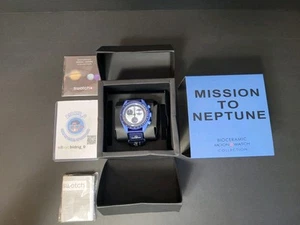 Swatch Mission To Neptune - Bioceramic Speedmaster Moonswatch - Picture 1 of 13