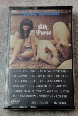 Linda Ronstadt Silk Purse 1970 Cassette Tape, RARE NEW SEALED 4N-16131 - Image 1 of 4