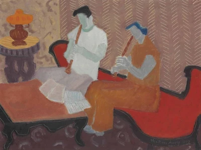 Milton Avery The Musicians : Archival Quality Giclée Art Print - Image 1 of 2