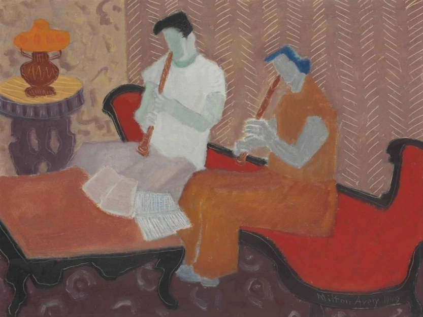 Milton Avery The Musicians : Archival Quality Giclée Art Print - Image 1 of 2