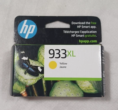 HP 933XL Yellow Ink Cartridge ~ CN056AN ~ EXP April 2025 ~ Sealed Box - Image 1 of 4