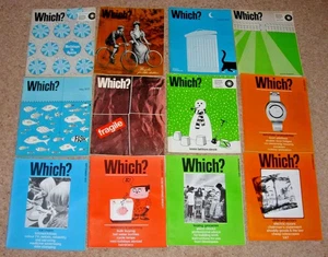 12 x WHICH? MAGAZINES 1972 FULL YEAR INCLUDING MOTORING WHICH - Imagen 1 de 1