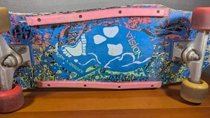 Vision John A. Grigley 80's Skateboard Deck The Girgley Skull Vision Skateboard - Picture 1 of 14